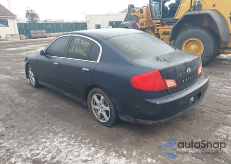 2004 Infiniti G35X from USA, damaged, VIN JNKCV51F44M717528